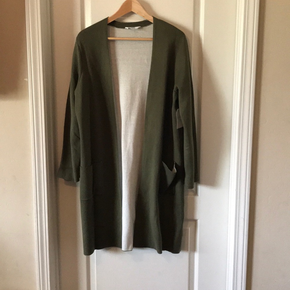 Army green Cardigan